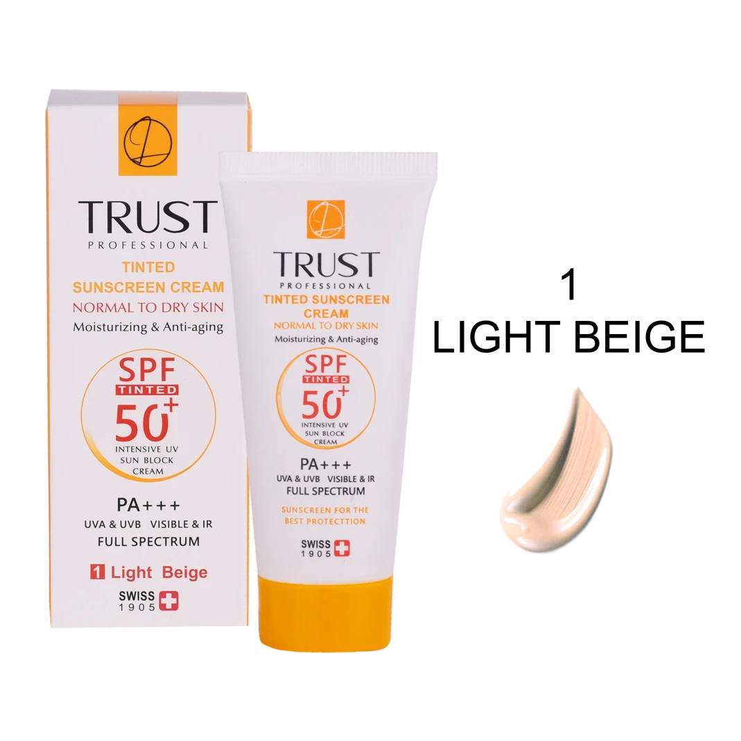 کرم ضدآفتاب رنگی و ضد پیری بژ روشن (پوست خشک تا نرمال) ۴۰میل