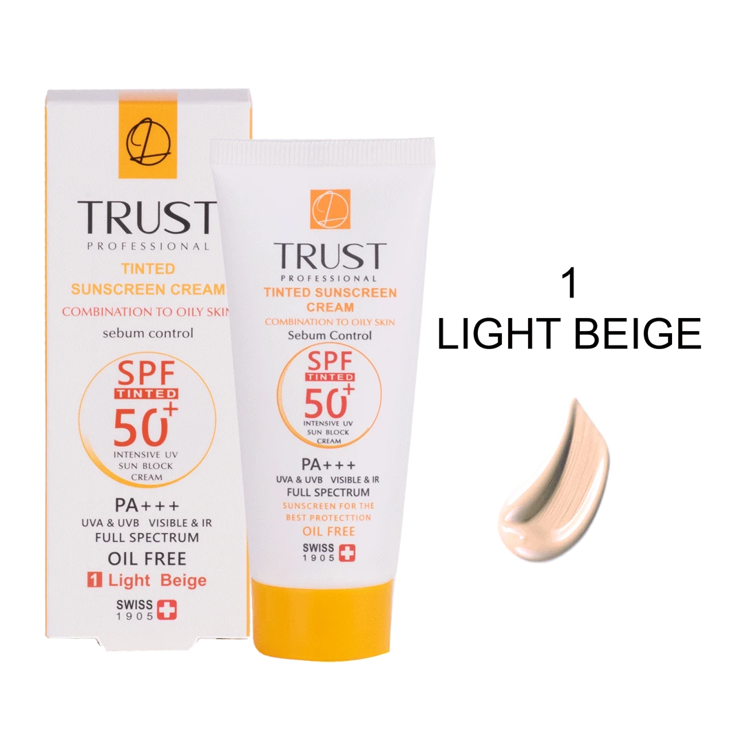 کرم ضد آفتاب رنگی و کنترل چربی بژ روشن (پوست مختلط تا چرب)۴۰میل