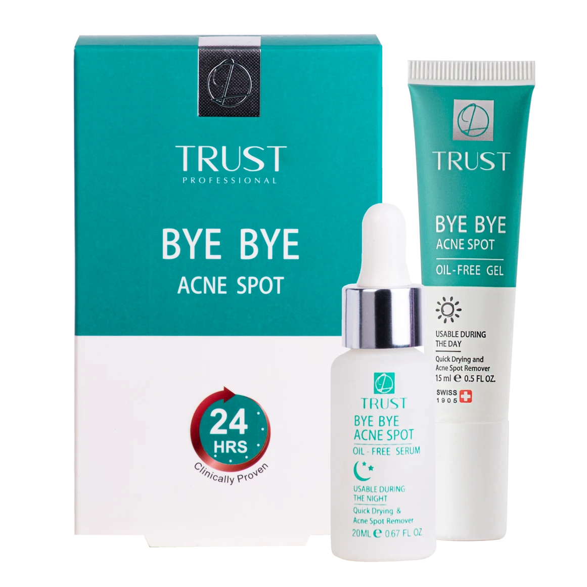 کیت آنتی آکنه فوری تراست مخصوص پوست جوشدار  ۳۵ میل